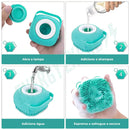 Escova de banho para Cachorro e Gato em Silicone com Reservatório para Água e Sabão energy express