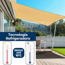 Toldo Impermeável Lona Triangular Colorido Para Cobertura em Área Externa Energy Express