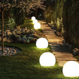 Luminária Solar de Jardim Esfera Decorativa Externa