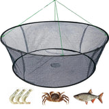 Rede de Pesca Dobrável com Bolsa para Isca