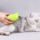 Pente a Vapor para Escovar Pelos de Gato Cachorro Cerdas de Silicone - Rasqueadeira Pet energy express