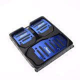 Pedais Antiderrapantes Esportivos para Carro em Alumínio – Segurança e Estilo