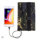 Painel Solar Portátil Dobrável Usb Camping Energy Camuflado Outdoor 061