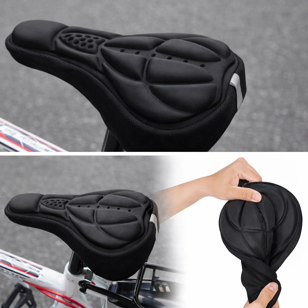 Capa Acolchoada para Selim de Bicicleta com Espuma Confortável e Ventilação Energy Express