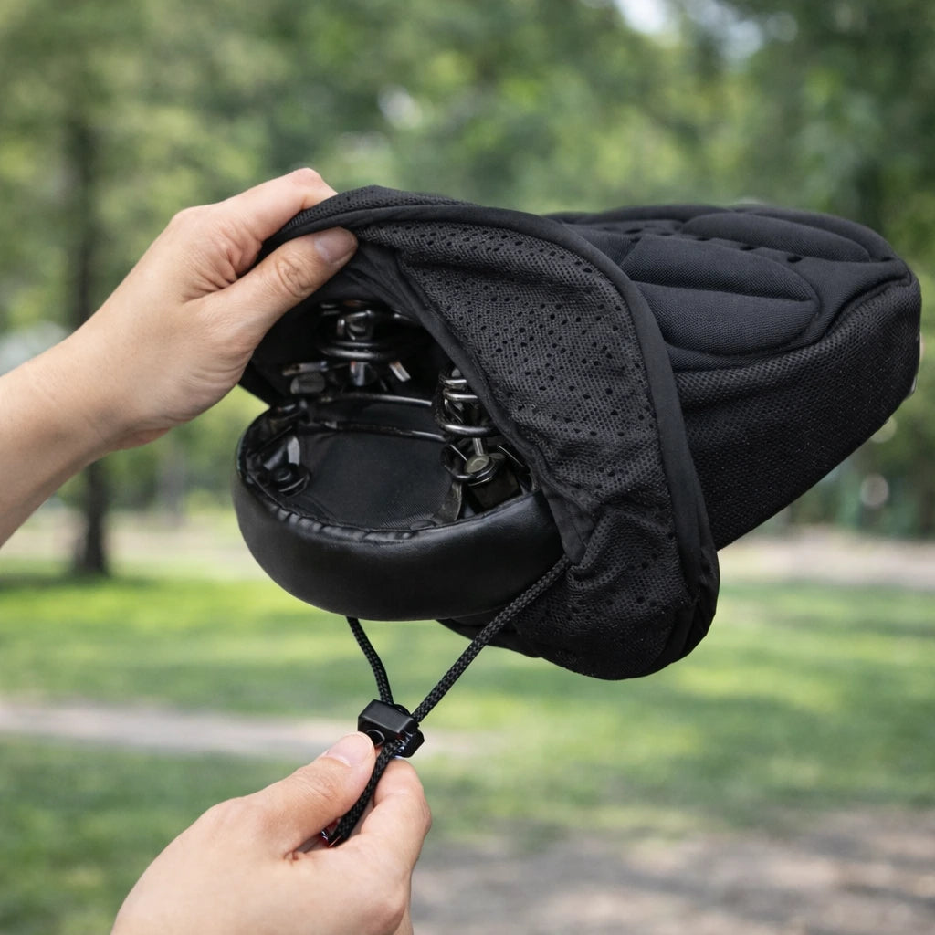 Capa Acolchoada para Selim de Bicicleta com Espuma Confortável e Ventilação Energy Express