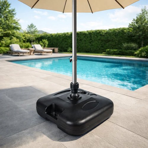 Base para Ombrelone 21L com Enchimento de Água ou Areia – Suporte para Guarda-Sol Energy Express