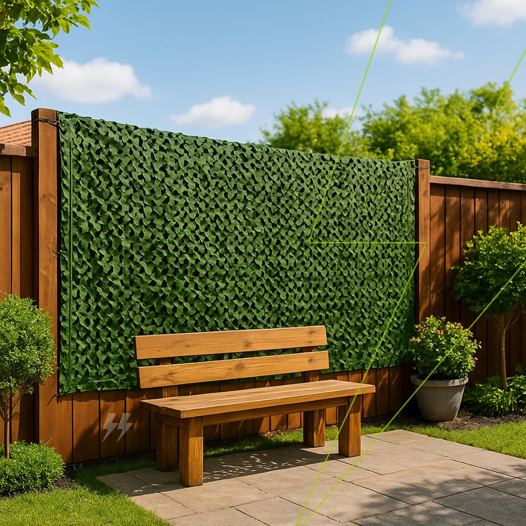 Rede de Camuflagem para Sombra e Cobertura de Área Externa – Tela Decorativa e Proteção Solar Energy Express