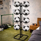 Suporte Organizador para Bolas em Aço Inox – Porta Bolas para Futebol, Basquete e Vôlei