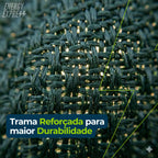 Tela de Privacidade 90% com Ilhós para Cercas e Varandas – Proteção Solar e Visual 2x1m Energy Express