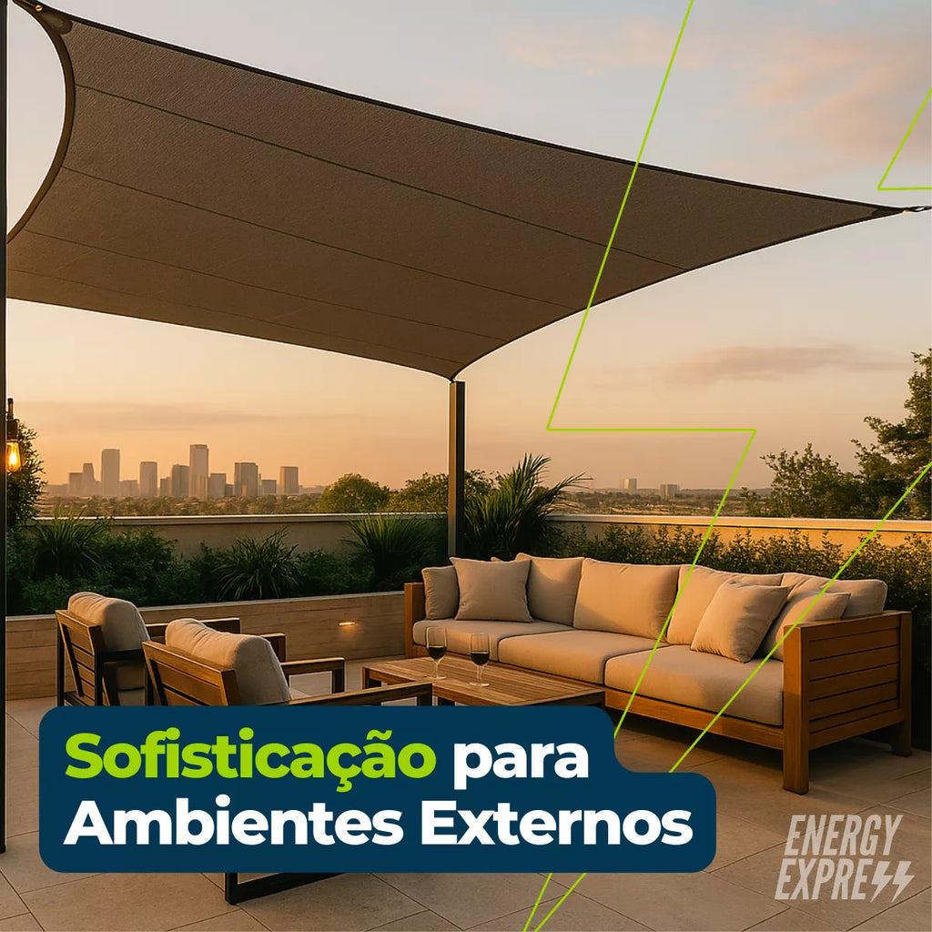 Toldo Impermeável Lona para Cobertura com Proteção UV Energy Express