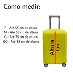 Capa Protetora Elástica para Mala de Viagem – Proteção Contra Poeira, Sujeira e Riscos Energy Express