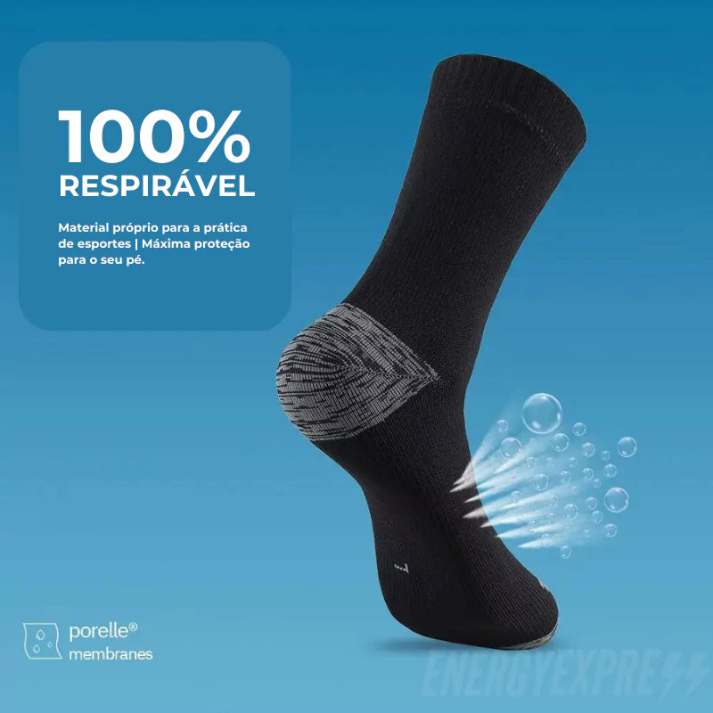 Meia Impermeável Térmica Esportiva Masculina ENERGY EXPRESS