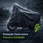 Capa para Moto Impermeável em Couro Ecológico com Proteção UV – Capa Protetora Anti-Chuva e Anti-Risco Energy Express