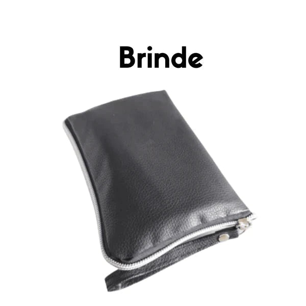 estojo para oculos de couro