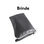 estojo para oculos de couro