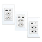 Tomada com Entrada Usb de Parede - Carregamento Rápido energy express