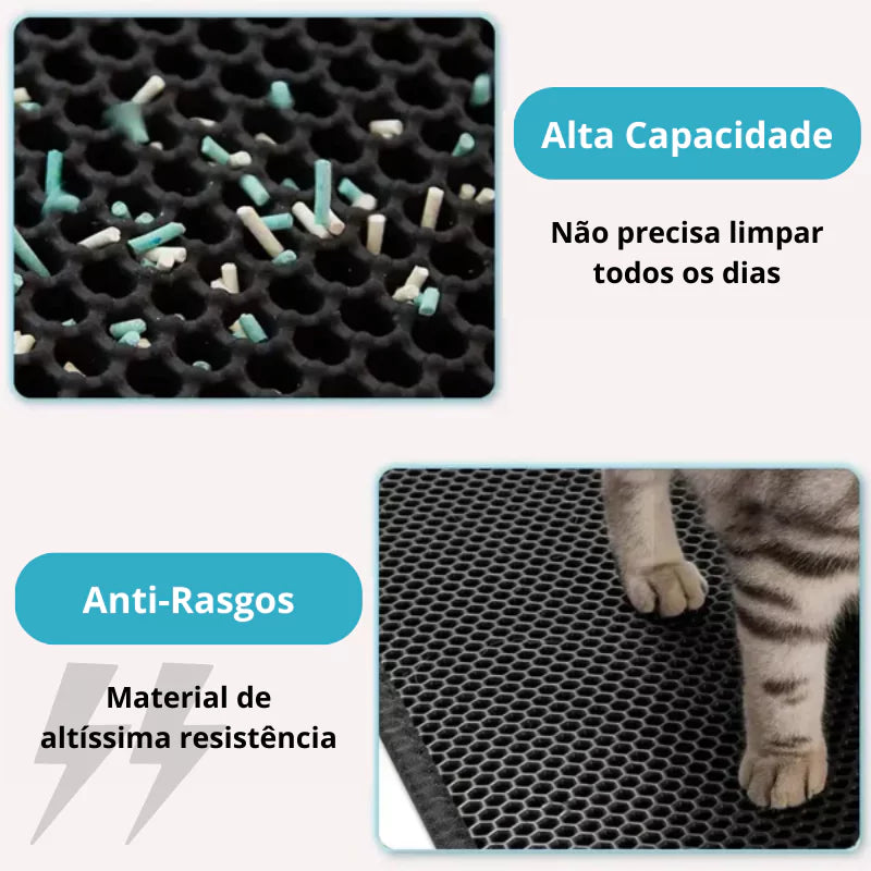 Tapete Coletor de Areia para Gatos Energy Express