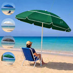 Guarda-Sol Gigante 2,4m Articulado com Proteção UV para Praia, Piscina e Jardim Energy Express