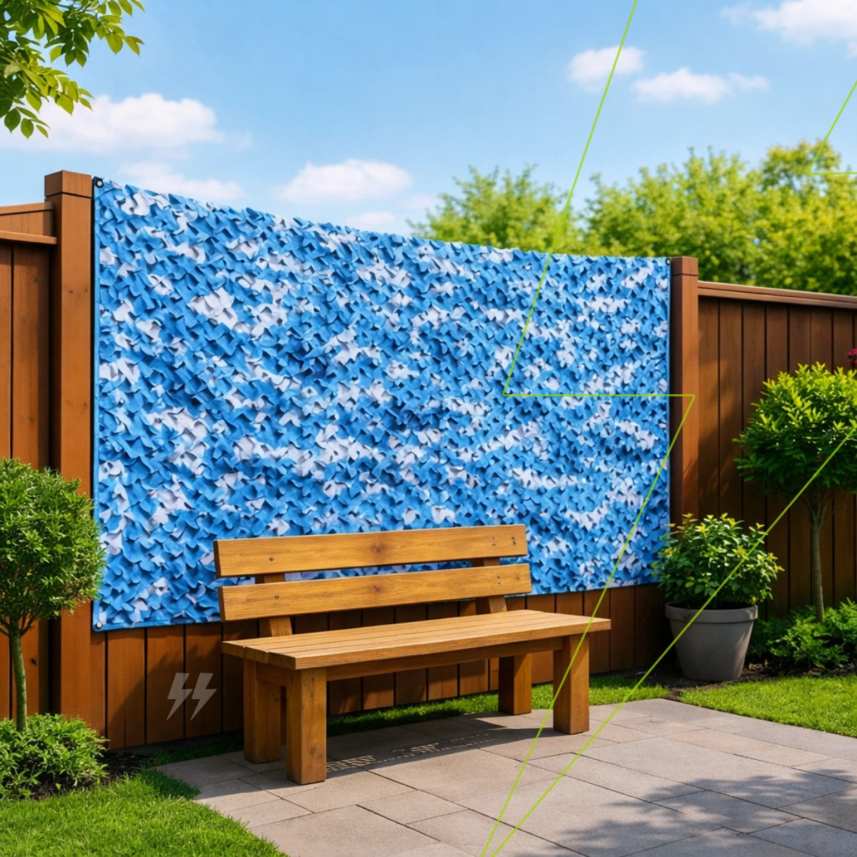 Rede de Camuflagem para Sombra e Cobertura de Área Externa – Tela Decorativa e Proteção Solar Energy Express