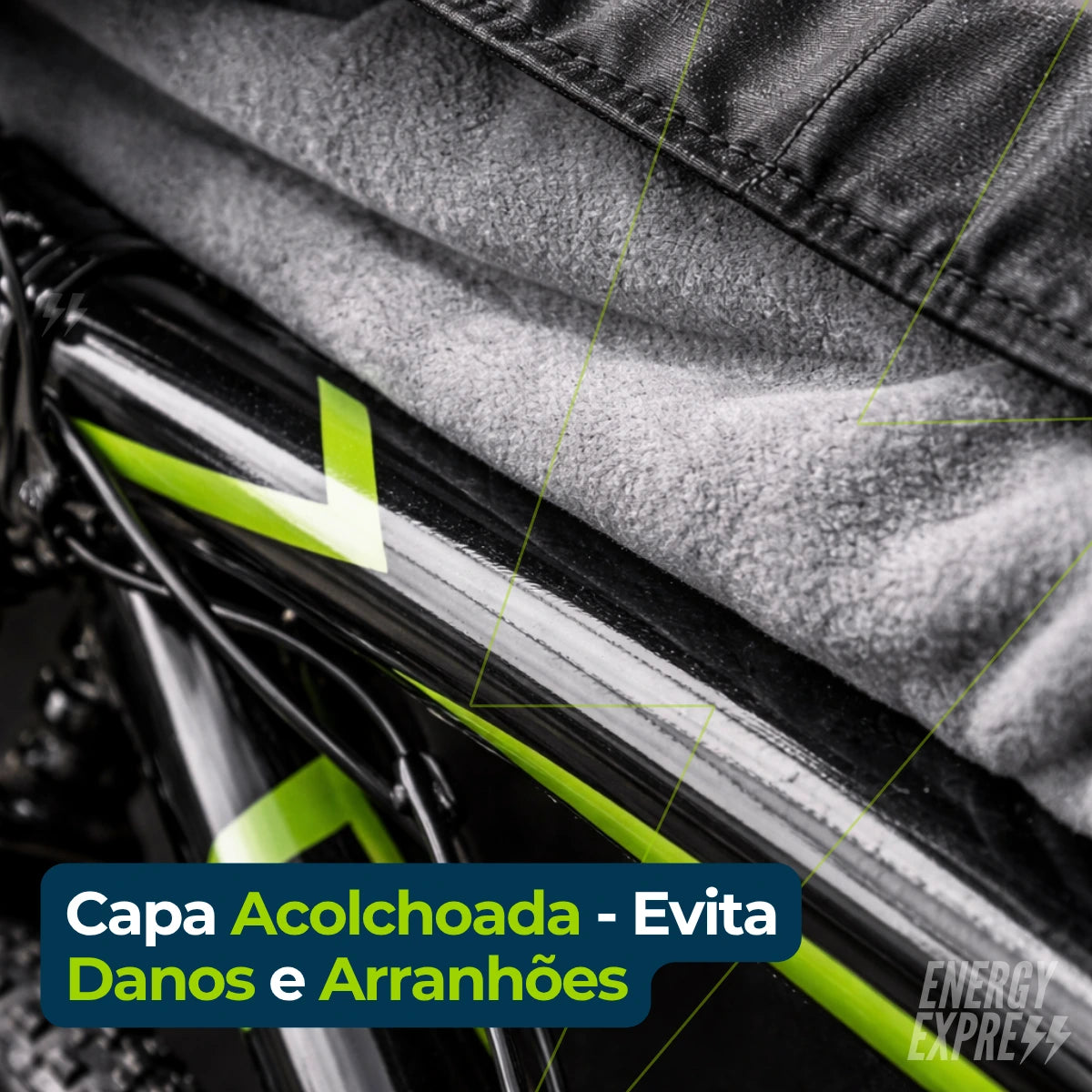 Capa para Bicicleta Impermeável com Proteção Uv Energy Express