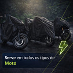 Capa para Moto Impermeável em Couro Ecológico com Proteção UV – Capa Protetora Anti-Chuva e Anti-Risco Energy Express