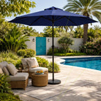 Ombrelone 2,30m Articulado com Proteção UV e Impermeável – Guarda-Sol para Jardim, Piscina e Área Externa Energy Express