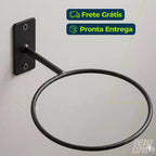 Kit 5 Suportes para Bola de Parede em Aço Reforçado – Futebol, Basquete e Vôlei Energy Express