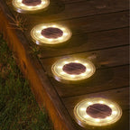 Iluminação Solar de Piso Externa Redonda para Caminho Externo ENERGY EXPRESS