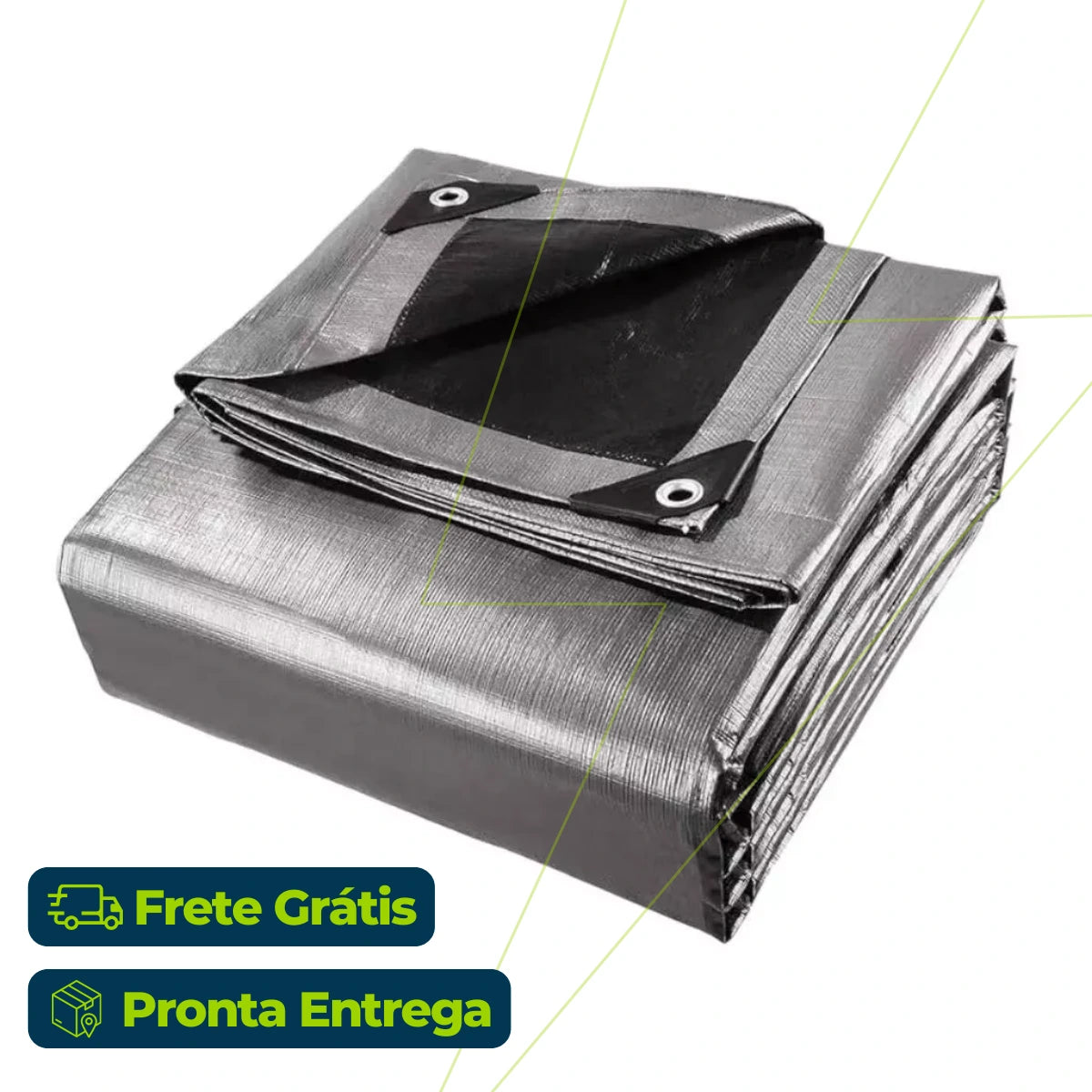  Lona Impermeável para Toldo e Cobertura de Área Externa – Proteção para Garagem, Quintal e Telhado Energy Express