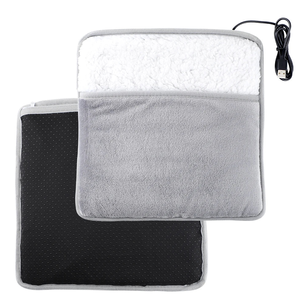 Almofada Elétrica para Aquecer os Pés USB 50W – Aquecedor Térmico Confortável para Inverno Energy Express