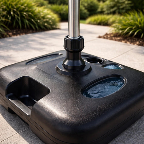 Base para Ombrelone 21L com Enchimento de Água ou Areia – Suporte para Guarda-Sol Energy Express
