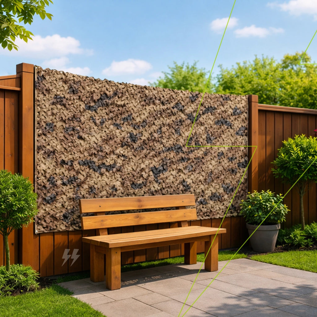 Rede de Camuflagem para Sombra e Cobertura de Área Externa – Tela Decorativa e Proteção Solar Energy Express