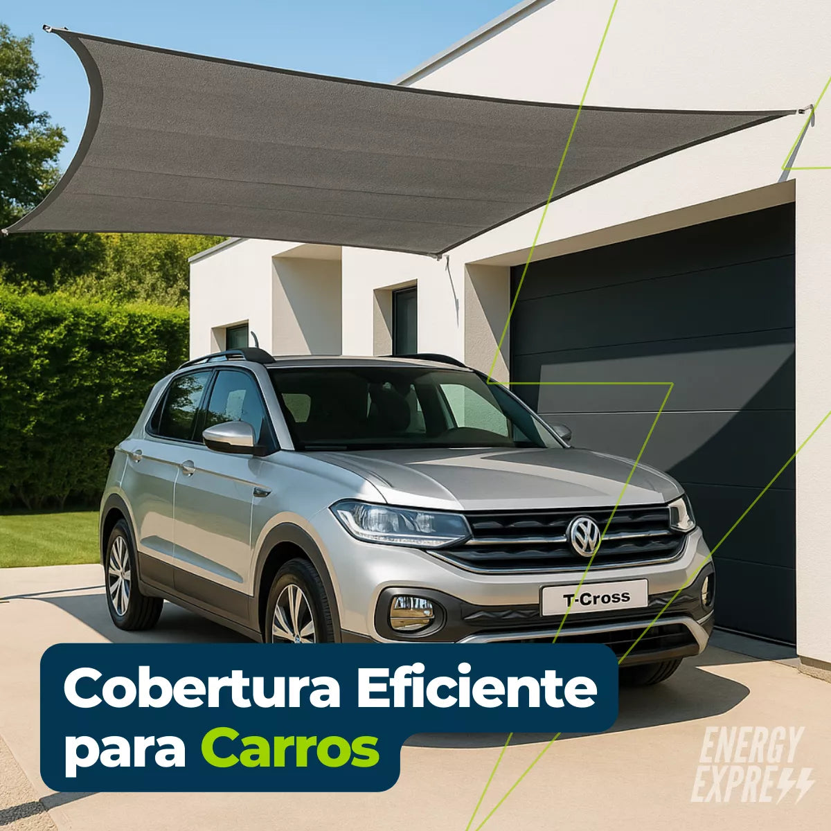Toldo Impermeável Lona para Cobertura com Proteção UV Energy Express