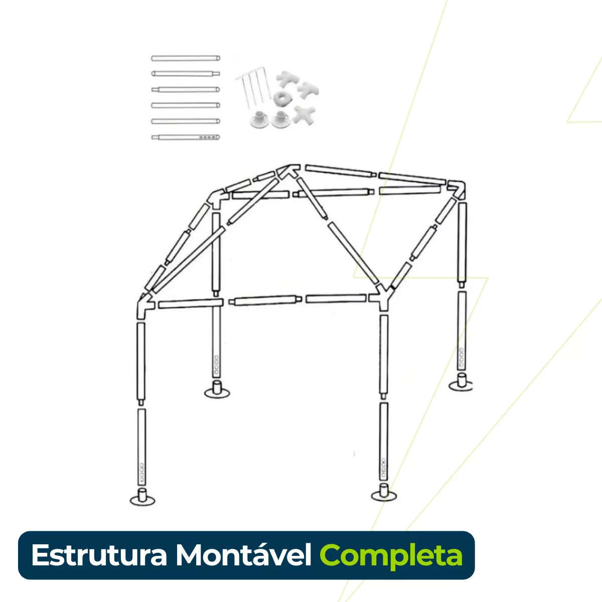Toldo Impermeável Gazebo para Área Externa – Tenda de Cobertura para Jardim, Piscina e Praia Energy Express