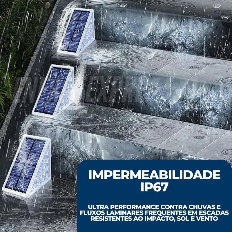 Iluminação para Escada Externa Solar Resistente ao Clima ENERGY EXPRESS