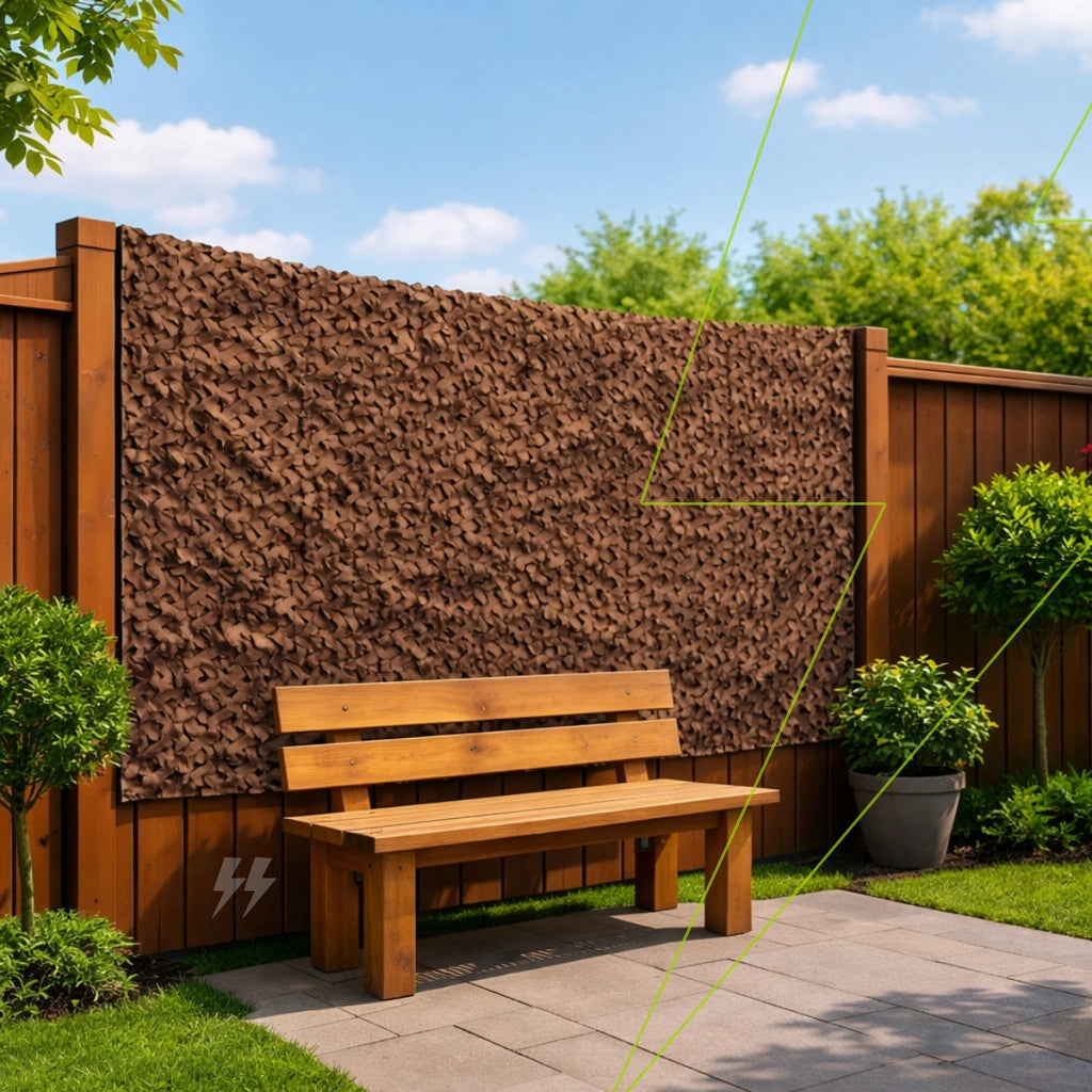 Rede de Camuflagem para Sombra e Cobertura de Área Externa – Tela Decorativa e Proteção Solar Energy Express