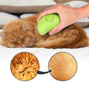 Pente a Vapor para Escovar Pelos de Gato Cachorro Cerdas de Silicone - Rasqueadeira Pet energy express
