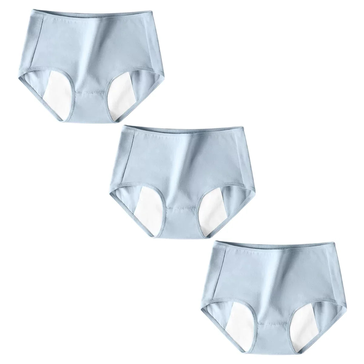 Calcinha Absorvente Incontinência Urinária Feminina Kit com 3 - DryExtreme Energy Express Azul