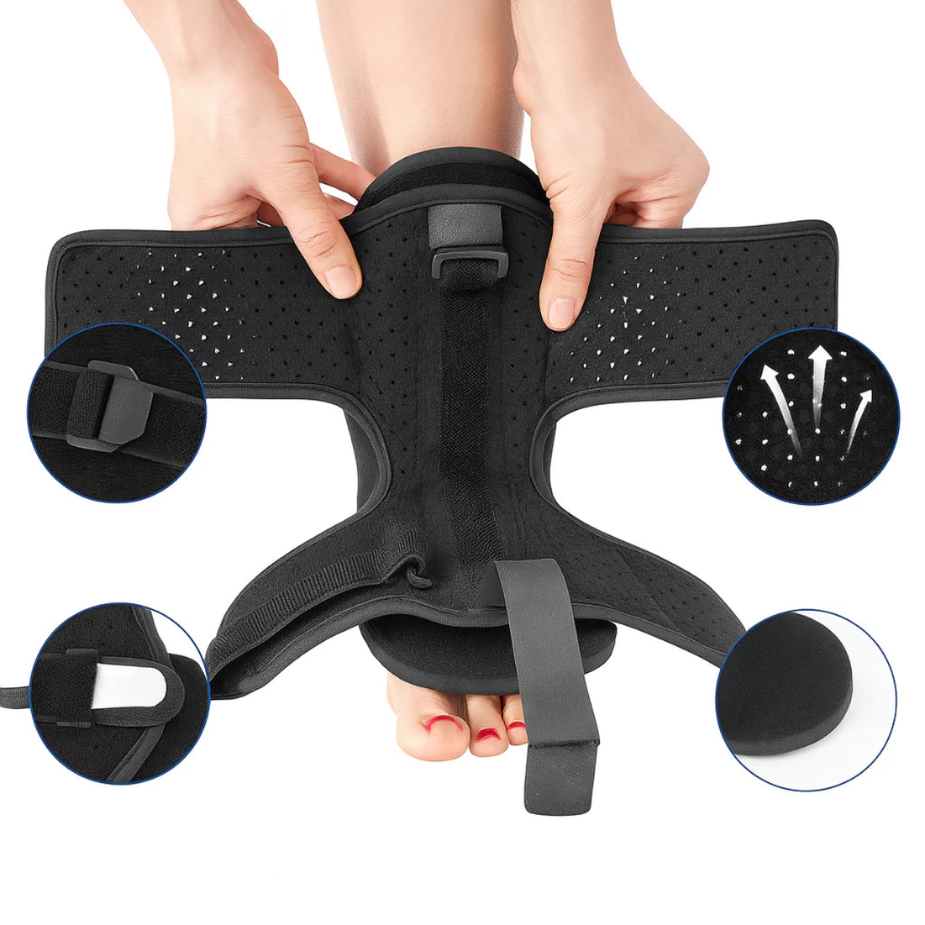 Órtese Ajustável para Pé e Tornozelo – Conforto, Suporte e Estabilidade Energy Express