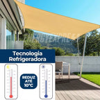 Toldo Impermeável Lona Retangular Colorido Para Cobertura em Área Externa Energy Express