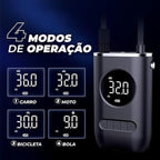 Mini Compressor Portátil Recarregável 12V - Enche Pneu de Carro, Bicicleta e Bola Energy Express