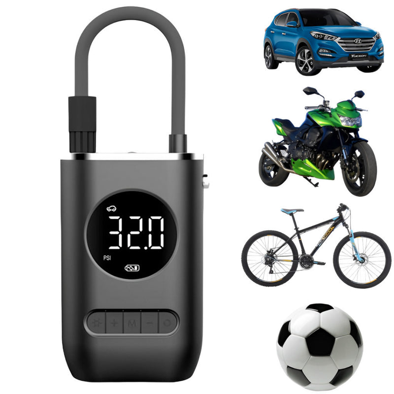 Mini Compressor Portátil Recarregável 12V - Enche Pneu de Carro, Bicicleta e Bola Energy Express