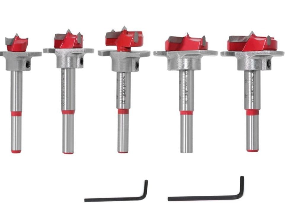 Broca De Aço Para Perfuração Em Madeira Kit 5 Peças Energy Express