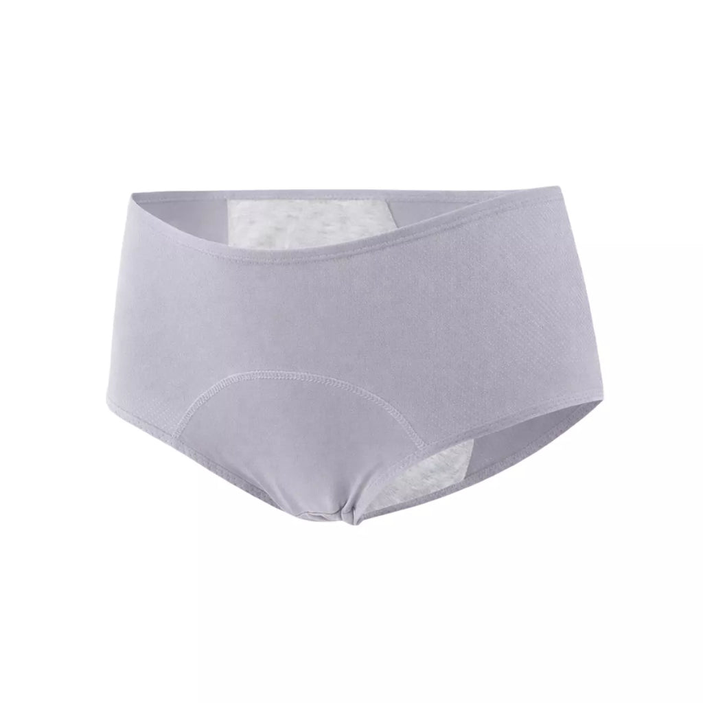 Calcinha Absorvente para Incontinência Urinária - Anti-vazamento e Antibacteriana cinza 01