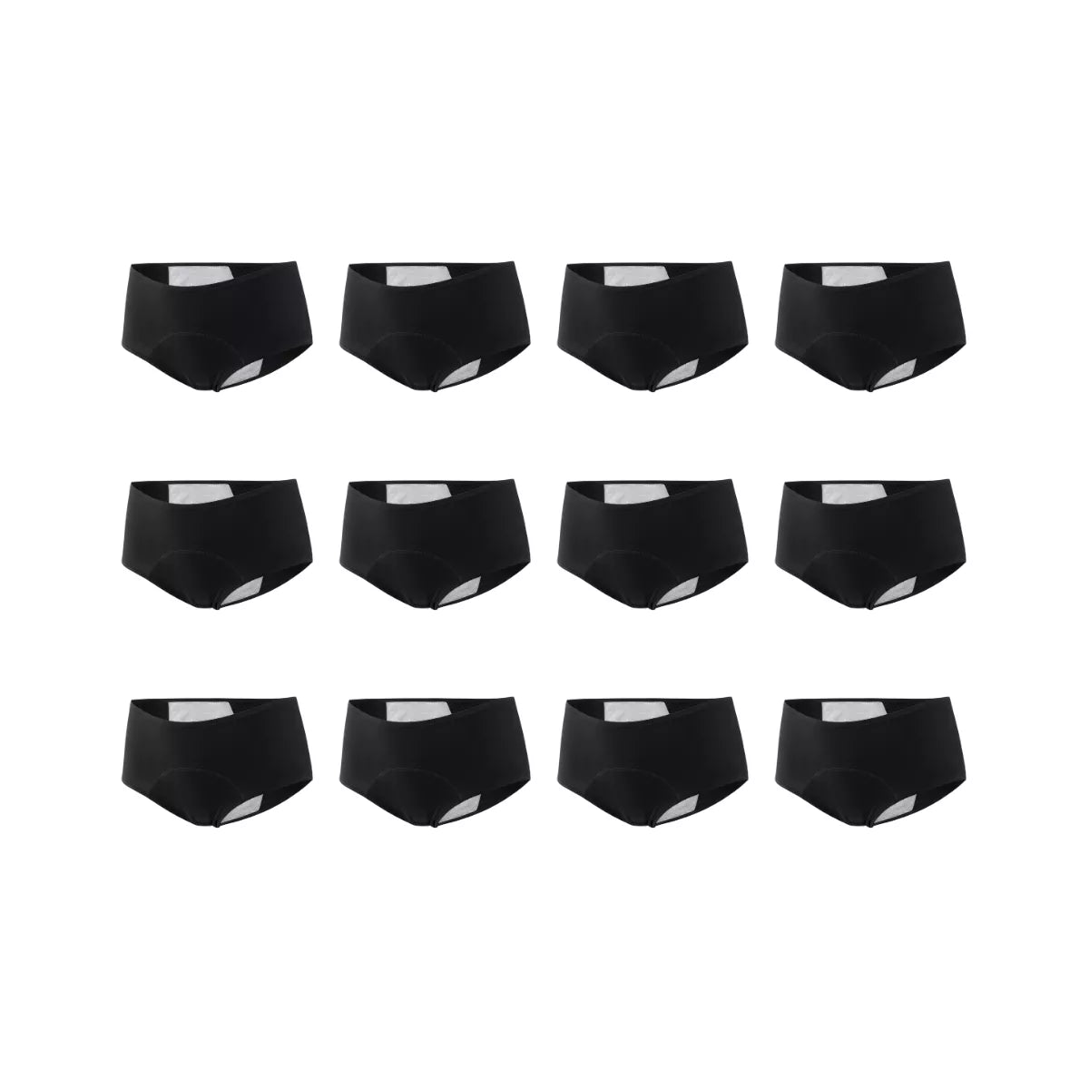 Calcinha Absorvente para Incontinência Urinária - Anti-vazamento e Antibacteriana preta 12