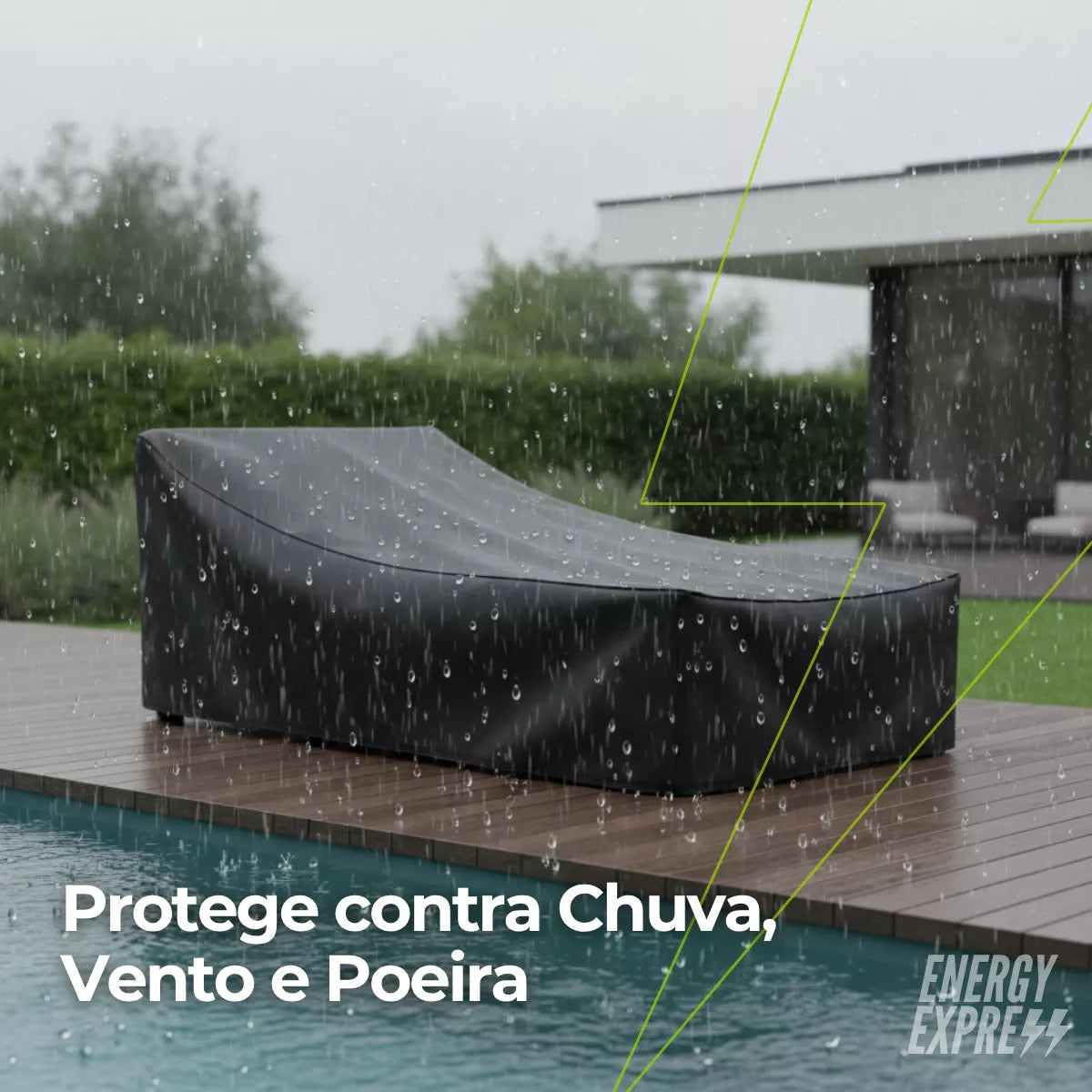 Capa para Espreguiçadeira Impermeável Retangular Energy Express