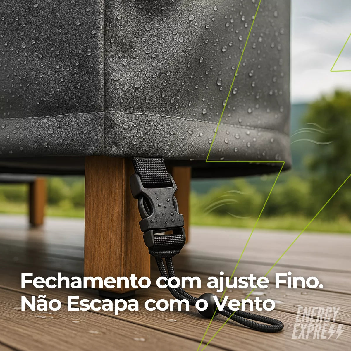 Capa para Espreguiçadeira Impermeável Retangular Energy Express