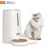 Alimentador Automático para Gatos e Cães com Wifi para Alimentação Remota