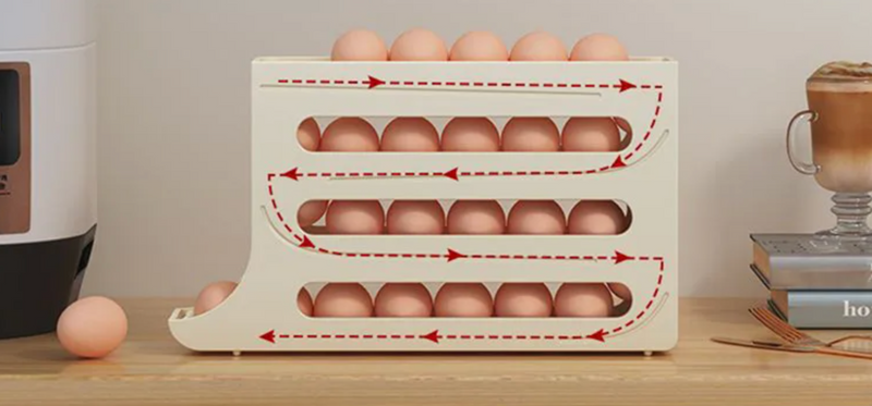 Porta Ovos Grande Organizador para Geladeira ENERGY EXPRESS