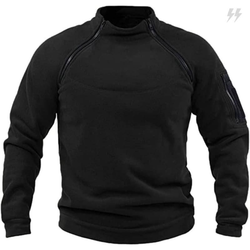 Casaco Masculino Inverno Lã Grossa para Frio Intenso preto energy express